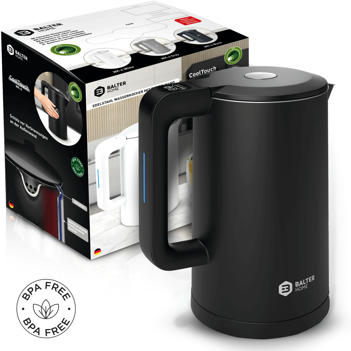Balter Wasserkocher WK-04-Touch-BL