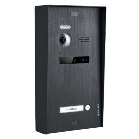 Aufputz-Montagebox f&uuml;r BALTER EVO Unterputz T&uuml;rstationen, Schwarz