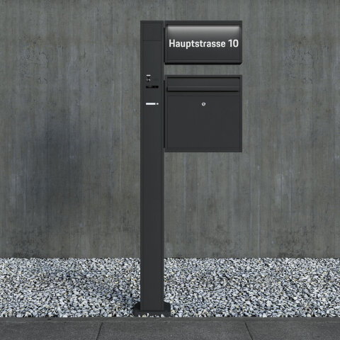 Balter EVO SA4 T&uuml;rstation mit Briefkasten f&uuml;r 1 Familienhaus