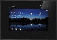 Video T&uuml;rsprechanlage mit Smartphone App f&uuml;r 1 Familienhaus, Schwarz, 4x Monitore, Balter EVO WLAN Schwarz