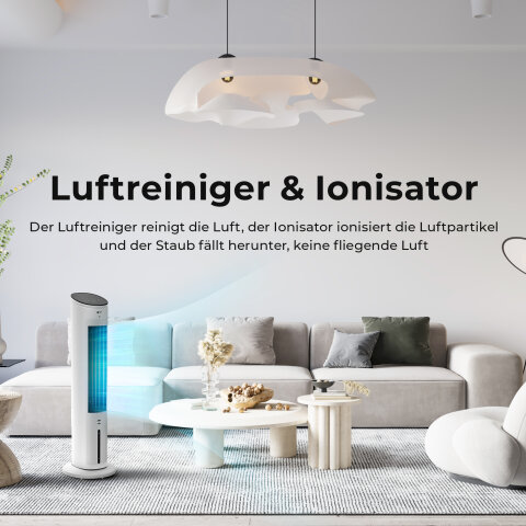 Balter Turmventilator mit Wasserk&uuml;hlung VT-09-WH