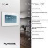 HD Video T&uuml;rsprechanlage f&uuml;r 1 Familienhaus, 4x Monitore, Balter EVO HD Schwarz