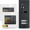 HD Video T&uuml;rsprechanlage f&uuml;r 2 Familienhaus, 2 x Monitor, Balter EVO HD Schwarz