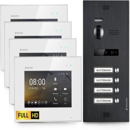 HD Video T&uuml;rsprechanlage f&uuml;r 4 Familienhaus, 4x...