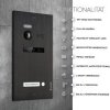HD Video T&uuml;rsprechanlage mit Smartphone App f&uuml;r 1 Familienhaus, 2x Monitor, Balter EVO HD WLAN Schwarz