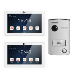 Video T&uuml;rsprechanlage NeoLight Porta 7 Set 2 Monitoren