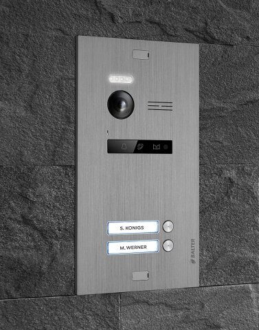 Video T&uuml;rsprechanlage f&uuml;r 2 Familienhaus, 2x Monitore, Balter EVO