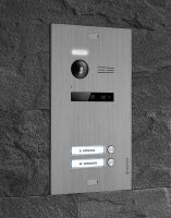 Video T&uuml;rsprechanlage f&uuml;r 2 Familienhaus, 2x Monitore, Balter EVO
