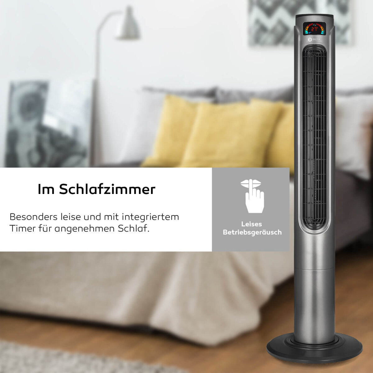 Balter Turmventilator VT-2 Flux Grau