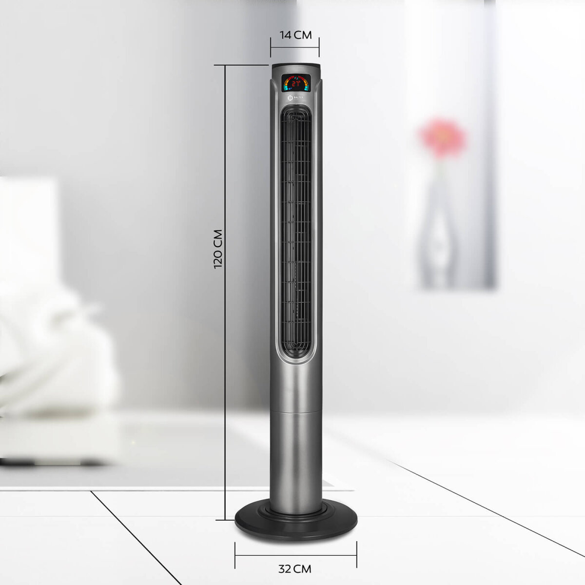 Balter Turmventilator VT-2 Flux Grau
