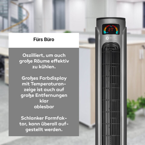Balter Turmventilator VT-2 Flux Grau