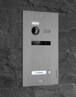 Video T&uuml;rsprechanlage mit Smartphone App f&uuml;r 4 Familienhaus, 4x Monitore, Balter EVO WLAN