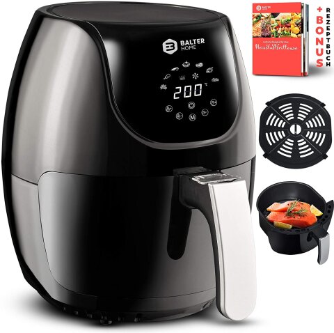 Balter Hei&szlig;luftfritteuse HL-360 (3,6 Liter, 7 Programme, LCD Display, 1400W)