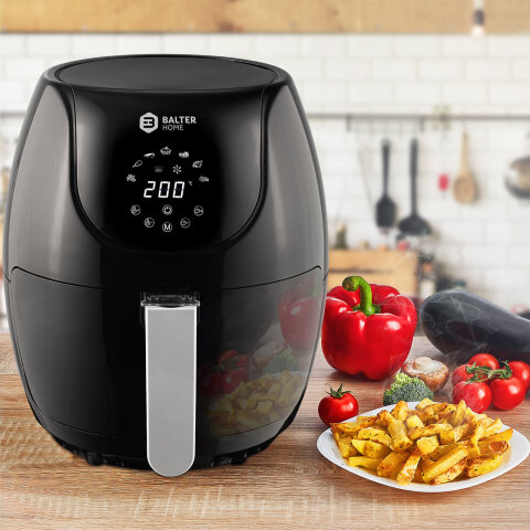 Balter Hei&szlig;luftfritteuse HL-360 (3,6 Liter, 7 Programme, LCD Display, 1400W)