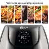 Balter Hei&szlig;luftfritteuse HL-360 (3,6 Liter, 7 Programme, LCD Display, 1400W)