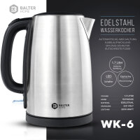 Balter Wasserkocher WK-6 Edelstahl