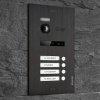 Video T&uuml;rsprechanlage f&uuml;r 4 Familienhaus, 4x Monitore, Balter EVO Schwarz